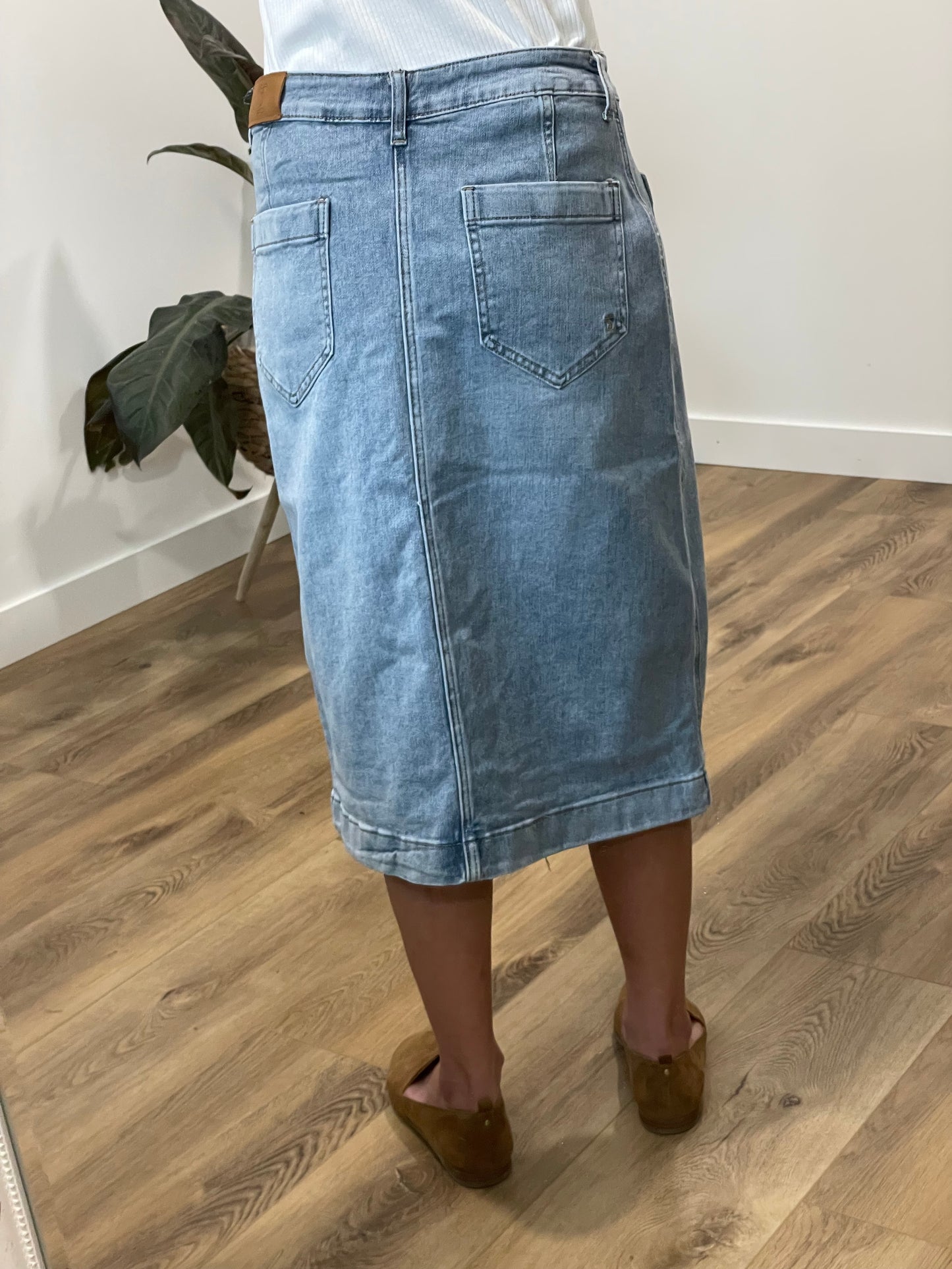 Elin Denim Skirt - Ladies & Lavender Boutique