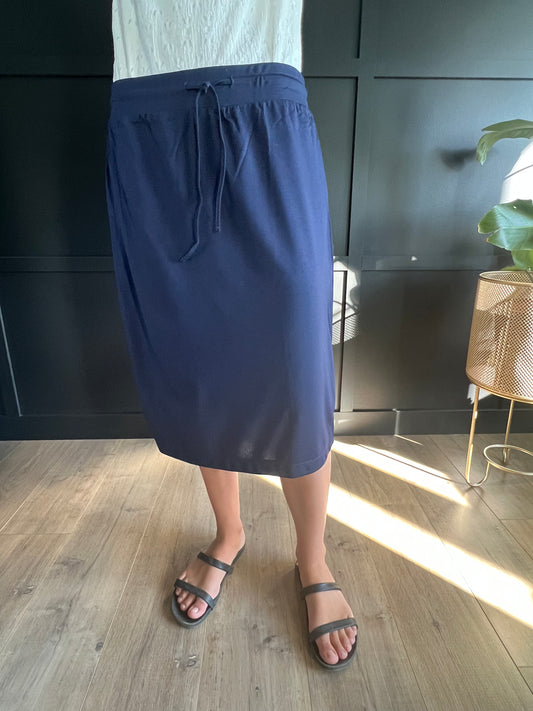 "Sarah" Skirt in Navy - Ladies & Lavender Boutique