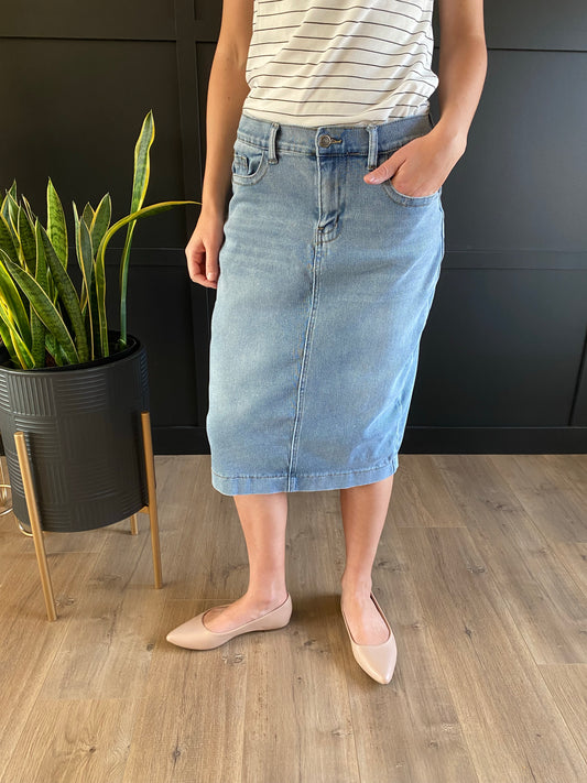 "Brooklyn" in Light Denim - Ladies & Lavender Boutique