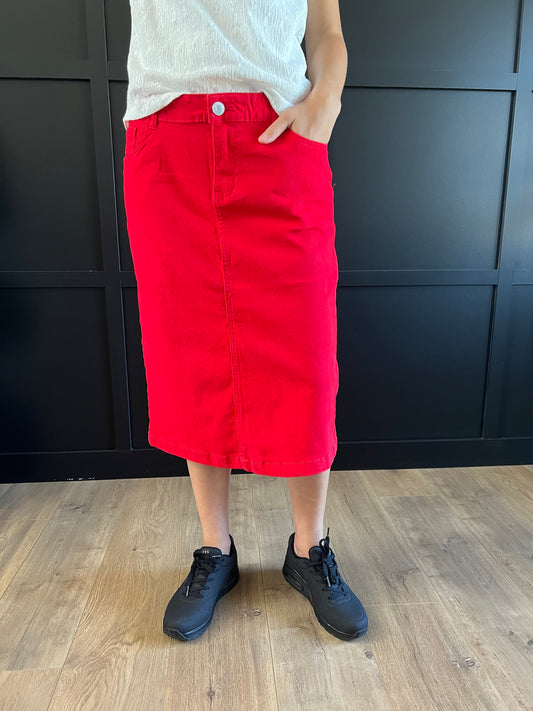 "Layla" in Fire Red - Ladies & Lavender Boutique