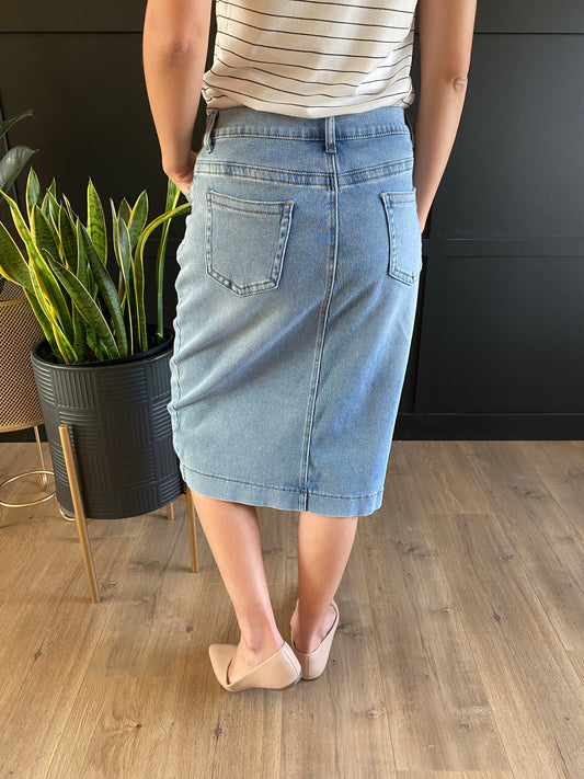 "Brooklyn" in Light Denim - Ladies & Lavender Boutique