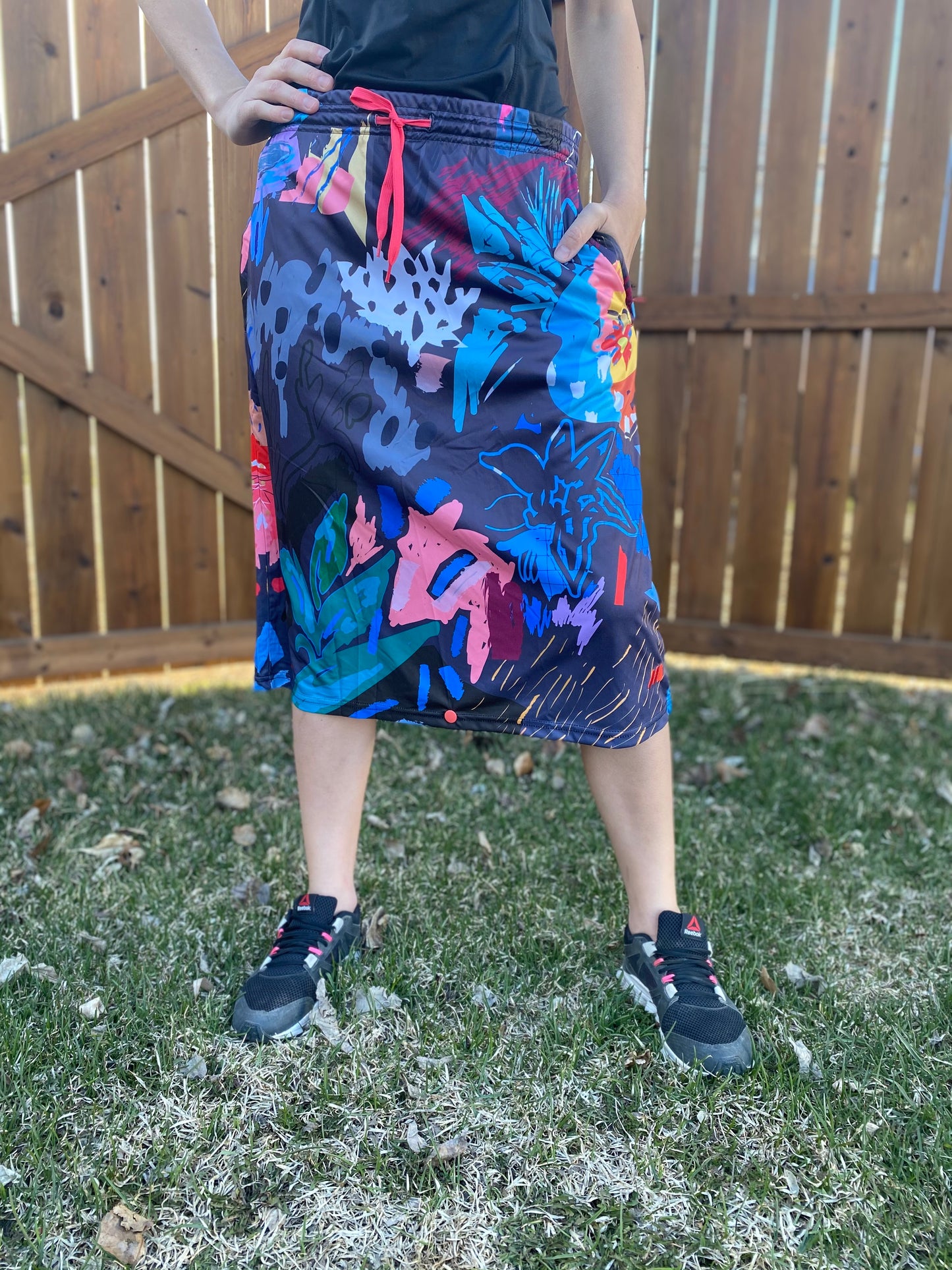 "Zoey" Sport Skirt in "Eve" print - Ladies & Lavender Boutique