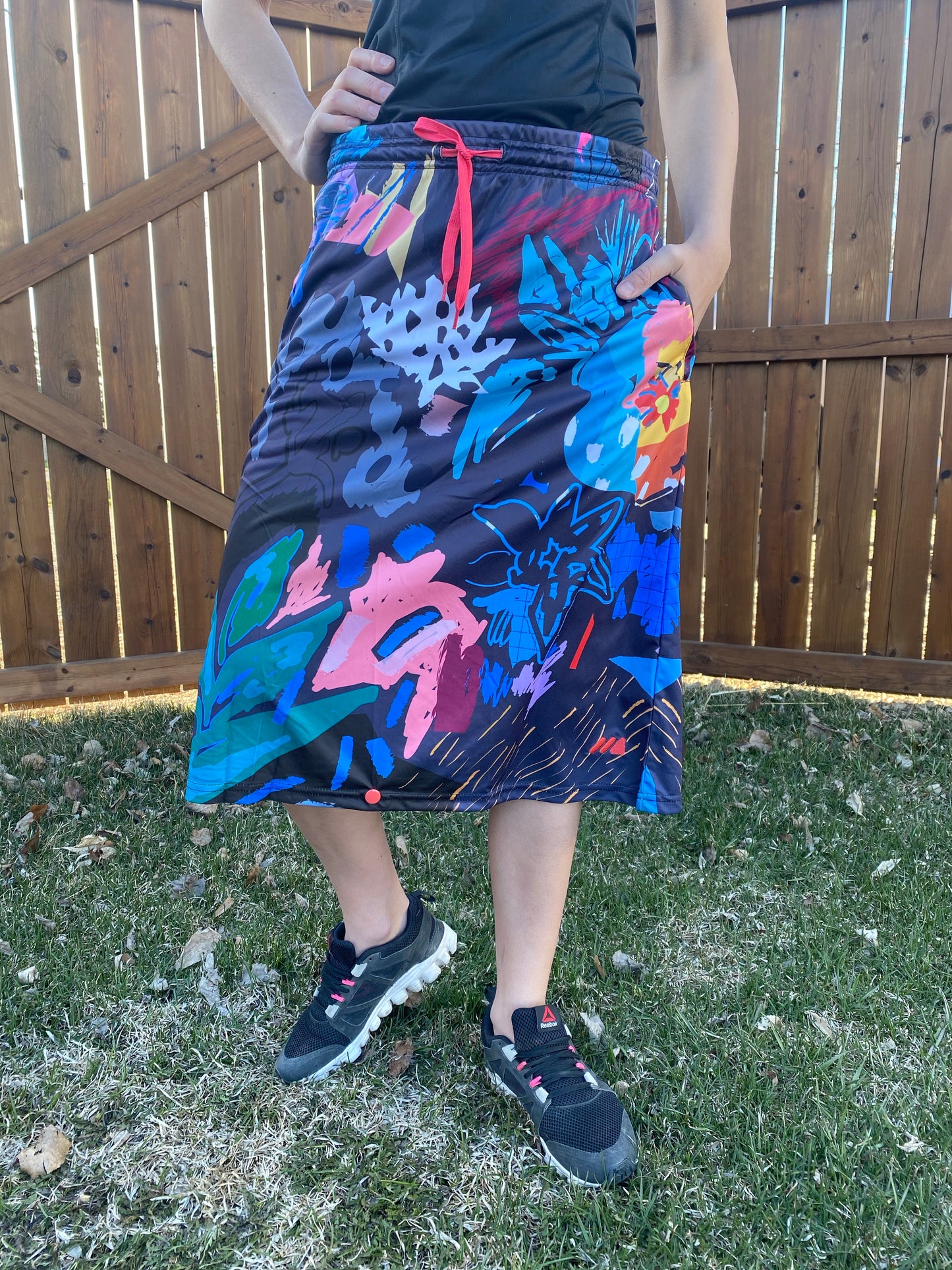 "Zoey" Sport Skirt in "Eve" print - Ladies & Lavender Boutique