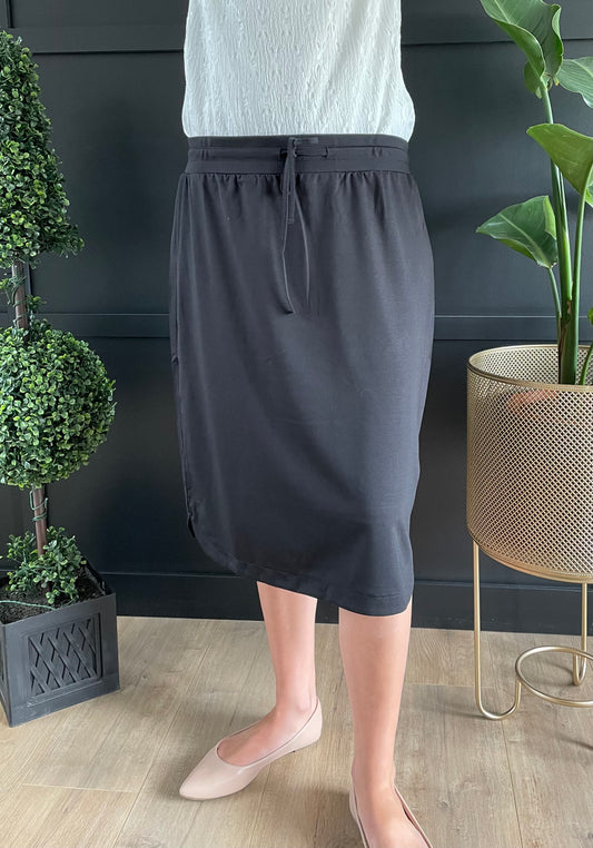 "Sarah" Skirt in Black - Ladies & Lavender Boutique
