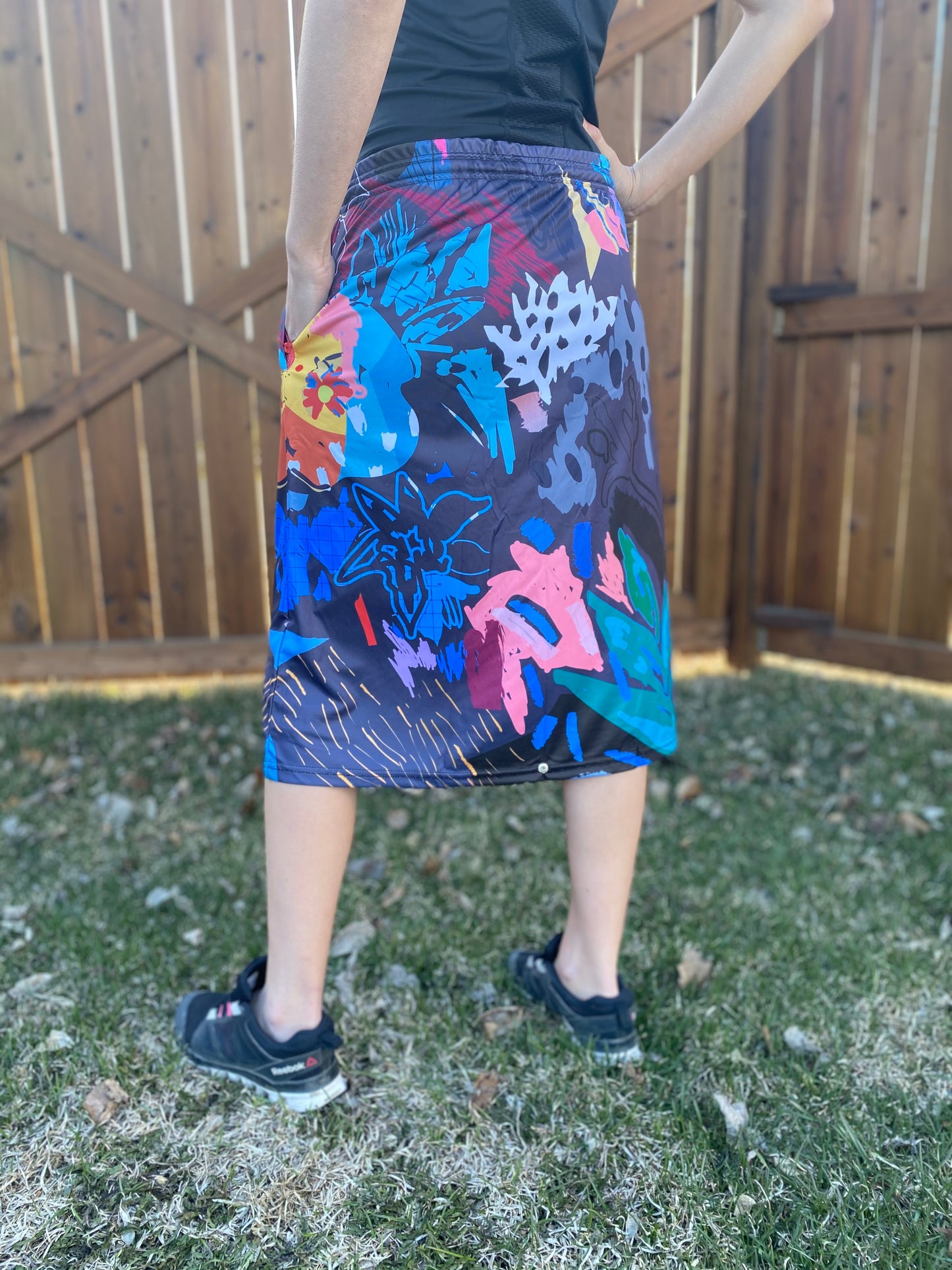 "Zoey" Sport Skirt in "Eve" print - Ladies & Lavender Boutique