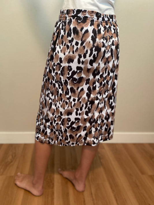 "Zoey" Sport Skirt in Leopard - Ladies & Lavender Boutique