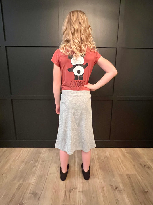 “Nova” Girls Skort in Grey - Ladies & Lavender Boutique
